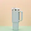 Copo Térmico Transfronteiriço de 40oz Segunda Geração com Alça, Aço Inoxidável 304, Copo de Carro Amazon de Grande Capacidade com Conservação de Gelo, Personalizável