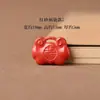 Bolsa de arena roja de alta calidad, accesorios para joyería, cinabrio natural, bolsa de dinero, material DIY hecho a mano, accesorios, adornos colgantes para bebé