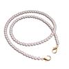 Bolso Bandolera de Cadena de Perlas de Venta Caliente Transfronterizo Correa de Hombro Bolso de Mujer para el Trabajo Correa de Perlas Cadena de Extensión de Perlas Desmontable
