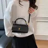 Moda Transfronteriza Retro Bolso de Mano para Mujer Hengeng Nuevo Estilo Casual Bolso Cuadrado Pequeño Versátil para el Trabajo Bolso de Hombro Único Cruzado
