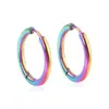 Boyi 2026 Amazon Más Vendidos Pendientes de Línea Circular Pendientes de Cobre Unisex Pinzas para Orejas de Moda para el Viaje