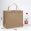 En stock bolsa de arpillera bolsa de arpillera vintage de lino bolsa de regalo mano a mano bolsa de regalo de algodón bolsa de regalo
