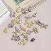 Dentes de Liga Osso Garra de Gato Borboleta Pequena Estrela Pingente DIY Pulseira Colar Acessórios Peça Artesanal Trabalho de Meio Período