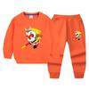 Macaco Rei calças de suéter infantil conjunto 2022 meninos outono e inverno Novo solto casual de duas peças comércio exterior Atacado