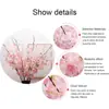 Novo Estilo Flor de Cerejeira Simulação Primavera Ano Novo Galhos de Flor de Pera Flores Artificiais Decoração de Sala de Estar Enfeites Decorações de Casamento Flor de Pessegueiro Transfronteiriço