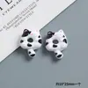 Acessórios de Resina de Gatinho Fofo com Rosca DIY Feito à Mão Chaveiro de Cola de Creme Grampo de Cabelo Ímã de Geladeira Material para Joias