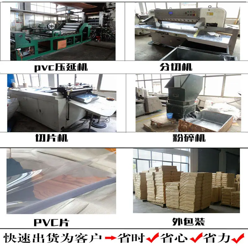 PVC塑料片现货加工流程