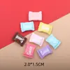 Resina de Liquidação Brinquedos de Comida Doces Materiais DIY Capa de Celular Acessórios para Grampo de Cabelo Tiara Decorações para Tamanco Atacado do Fabricante
