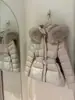 Abrigo de algodón plumón original coreano grueso con cuello grande de pelo para mujer, nuevo de invierno 2026, chaqueta corta de algodón ajustada a la cintura