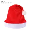 Suprimentos para Decoração de Natal Chapéus Curtos de Pelúcia Carimbados com Ouro Suprimentos de Natal Chapéus de Fantasia para Festa de Adulto Coleção