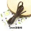 Cuerda de cuero sintético de 5 mm para manualidades, cuerda de cuero, accesorios para zapatos de frijol, tira de cuero, cuerda de terciopelo, fabricantes, accesorios, venta al por mayor