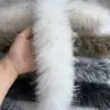 Acabamento de Pelo Sintético de Guaxinim 10cm, Jaqueta Acolchoada Grossa Casaco de Algodão Gola de Pelo, Acessórios de Acabamento de Pelo de Pelúcia
