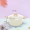 Amazon Transfronterizo Set Imitación Olla a Presión, Cualquier Combinación, Piedra Mármol Beige Cocina de Inducción Juego Universal Olla