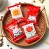Saco de Embalagem para Biscoito Floco de Neve Estilo Chinês Saco para Assar de Grau Alimentício Saco Selado à Máquina para Lanches Saco Cego Saco Vazio