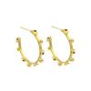 Pendientes de diseño de nicho europeo y americano, pendientes de perlas retro de moda para mujer, pendientes sencillos de estilo frío.