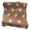 Manta de Forro Polar de Rugby Béisbol Lado Mitad Tejido Jacquard Manta de Hilo de Pluma Manta Cubierta Manta de Nube de Franela
