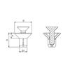 Essentra Yishenghua Nylon o HDPE Función Protectora y Decorativa Suministro Directo de Fábrica Cubierta Protectora Sr 1811