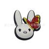 Charms para Zapatos de Bad Bunny Accesorios DIY Dibujos Animados Pvc Lindos Zuecos de Pvc Versátiles