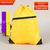 Poliéster Cordão Zíper Bolso Simples Cordão Armazenamento Impermeável Tecido Oxford Bolsa