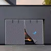 Cortina de Puerta de Algodón para Garaje de Comercio Exterior Cortina de Puerta de Algodón para Apertura de Ventana de Amazon Cortina de Puerta Engrosada Resistente al Frío y Cálida de Invierno Succión Magnética Sin Taladrar