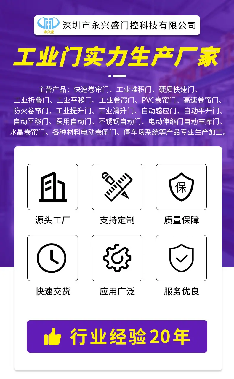 快速堆积门