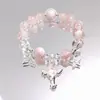 Explosões Super Fada Mori Cristal Lua Pulseira Feminina Design de Nicho Estudante Joker Cor Doce Pulseira de Namorada