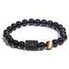 Explosões Transfronteiriças Doze Constelações Pulseira Elástica Masculina Contas Contas Pulseira para Casal WISH Amazon