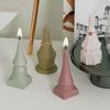 Zongbo Silicona Estéreo Castillo Pequeño Soporte para Anillos Piedra Difusora Molde de Silicona de Yeso DIY Adornos para Velas de Aromaterapia