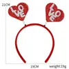 Diadema Accesorios para el Cabello Día de San Valentín Chino Accesorios Individuales Tema Fiesta Disfraz Accesorios para Fotos Diadema Doble Corazón con Alas Tocado