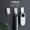 Ganchos de Acero Inoxidable 304, Ganchos Adhesivos Fuertes sin Taladro para Cocina y Baño, Ganchos de Pared Adhesivos de Acero Inoxidable