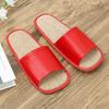 Sandalias de Piel de Vaca Talla Grande para Mujer de Verano para el Hogar de Lino para Interiores Antideslizantes Zapatillas de Cuero para Hombre para Uso en el Hogar al por Mayor