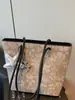 Bolso Tote Estampado de Moda para Mujer 2025 Nuevo Gran Capacidad Textura Simple Bolso de Hombro Bolso Casual para el Trabajo y el Viaje