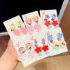 Sanrio Clip para Oreja de Niña Aretes de Dibujos Animados Kulomi Sin Agujeros en la Oreja Aretes Falsos Antidolor para Niñas Aretes de Princesa para Bebé