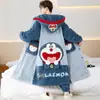 Pijama de Otoño e Invierno para Hombre Espesado de Terciopelo Coral Dibujos Animados Estudiantes y Adolescentes Talla Grande Pijama Conjunto de Ropa para Casa de Invierno