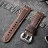 Correa Nueva Retro Adecuada de Fábrica para Apple Watch Correa iWatch Correa para Smartwatch Huawei Cuero Crazy Horse Cuero de Cera de Aceite