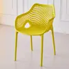 Sillas huecas para patio exterior listas para enviar del fabricante, disponibles en varios colores, adecuadas para mesas y sillas de comedor en casa, puestos de mercado nocturno y puestos de comida