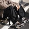 Calças Casuais Plus Size Perna Larga Perna Reta Macacão Masculino Outono Novo Design Cityboy