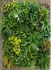 Simulação Plantas Verdes Proteção Solar Parede de Plantas Conjunto Combinado Decoração Interna Externa Embelezamento Flores Artificiais de Plástico Grama