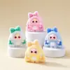 Peluche de Conejo de Orejas Caídas de Tres Años Bolsa Sorpresa DIY Juguete de Dibujos Animados Lindo Juguete de Moda Adorno Decoración