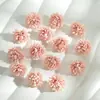 V 3,5cm Flores Artificiais de Crisântemo Suprimentos para Casamento Materiais Guirlanda Flores Artificiais Bola Crisântemo Caixinha de Doces para Casamento Decoração