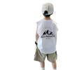 Camiseta sin mangas delgada de algodón para niños Ropa de verano para niños Estilo coreano Top fresco para bebé Chaleco básico para niños T
