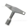 Llave de Tambor en T de Aleación Llave de Tambor Cuadrada Interior Llave de Tambor Desmontaje Herramienta para Tambor Llave de Tambor Universal