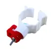 Bebedero para pollos con válvula de bola integrada y clip, nipple bebedero automático para pollitos, clip de acero para cría con bola de acero