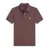 Camisa Polo de Exportación de Verano para Hombre Camiseta de Manga Corta Cuello de Solapa Logo de Pony Bordado Ropa Casual Simple y Casual
