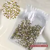 Leque Rei de Fundo Plano com Diamantes, Diamantes Redondos Transparentes, Semicírculo de Cristal Brilhante, Diamantes Coloridos de Fundo Plano, Diamantes Soltos Ss4, Joias de Diamante para Nail Art
