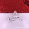 Prata 990 Sino de Prata pequeno pingente DIY acessórios de prata atacado Amendoim Fu tamanho grande e médio