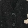 Ropa de Mujer Transfronteriza 2025 Nuevo Otoño Estilo Europeo y Americano Tejido de Punto Jacquard Floral Chaqueta Holgada 2893200