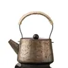 Bandeja de té de cerámica creativa Elevador de tetera Fabricante de té para 2 personas Hogar 1 tetera 2 tazas con bandeja Juego de té Kung Fu traje Lujo Ligero