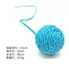 Brinquedos para Animais de Estimação: Bola Sino de Rattan com Som, Bola de Brinquedo com Pena, Bola de Rattan para Gatos, Brinquedo para Gatos de Perseguir e Brincar, Brinquedo de Autoentretenimento para Gatos