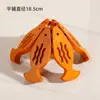 Alfombrilla Aislante para Árbol Anti-quemaduras Mesa Doméstica Pez Pequeño Adornos Creativos Bambú Resistente a Altas Temperaturas Posavasos para Árbol de Navidad